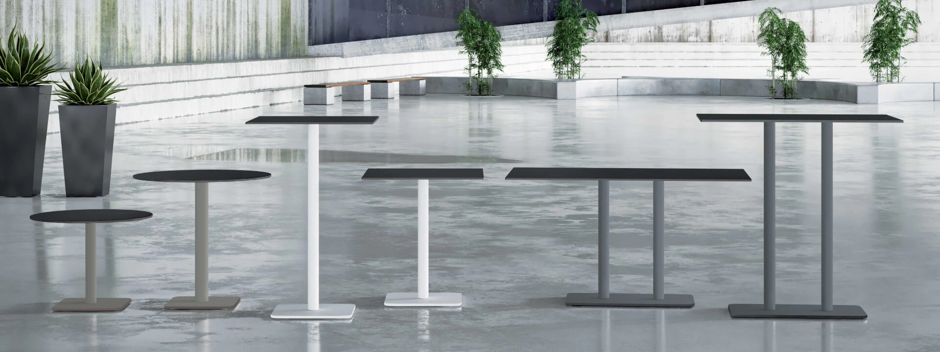 Lotus Square Table Base Collection