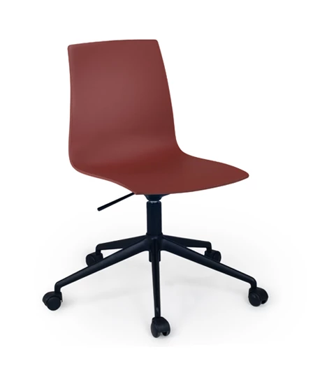 Red Chair Office Wheels 