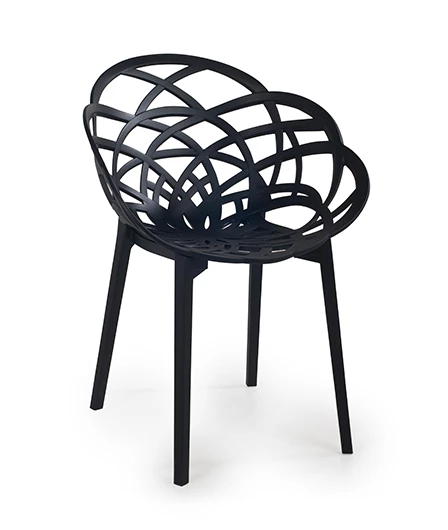 Chaise design plastique Flora par Papatya (plastique, terrasse, jardin)